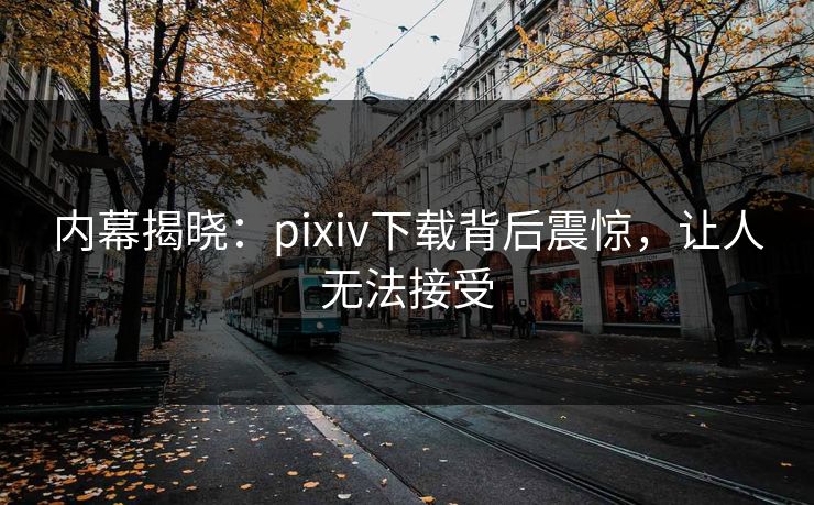 内幕揭晓：pixiv下载背后震惊，让人无法接受