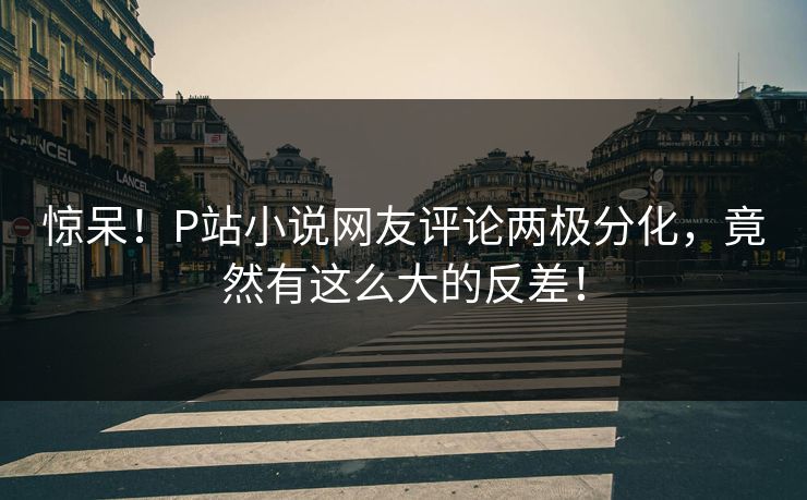 惊呆！P站小说网友评论两极分化，竟然有这么大的反差！