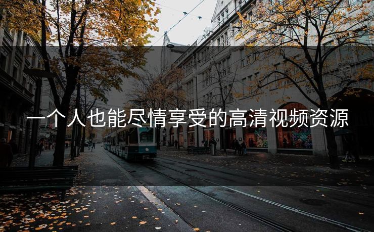 一个人也能尽情享受的高清视频资源